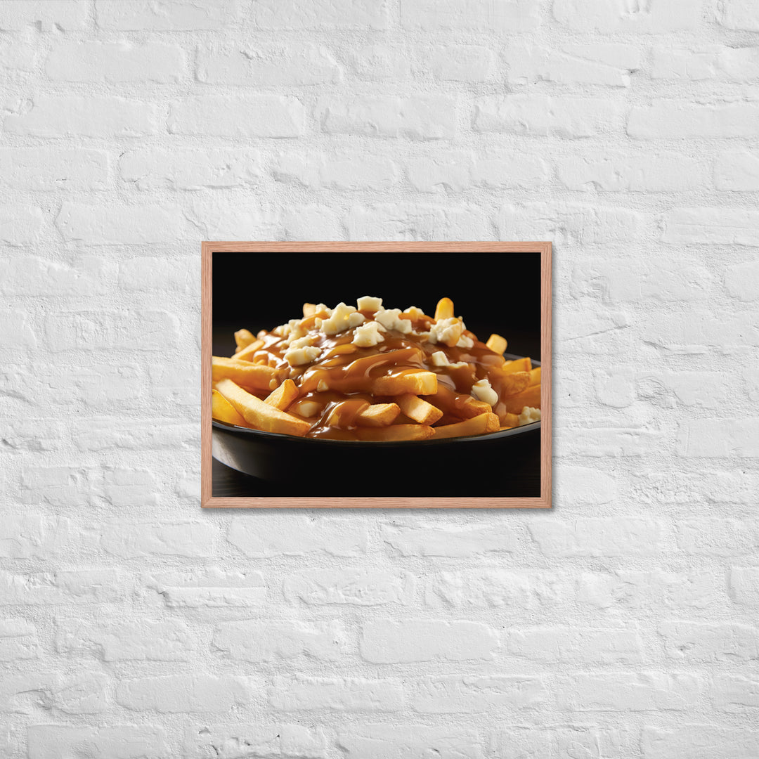 Poutine Framed poster 🤤 from Yumify.AI