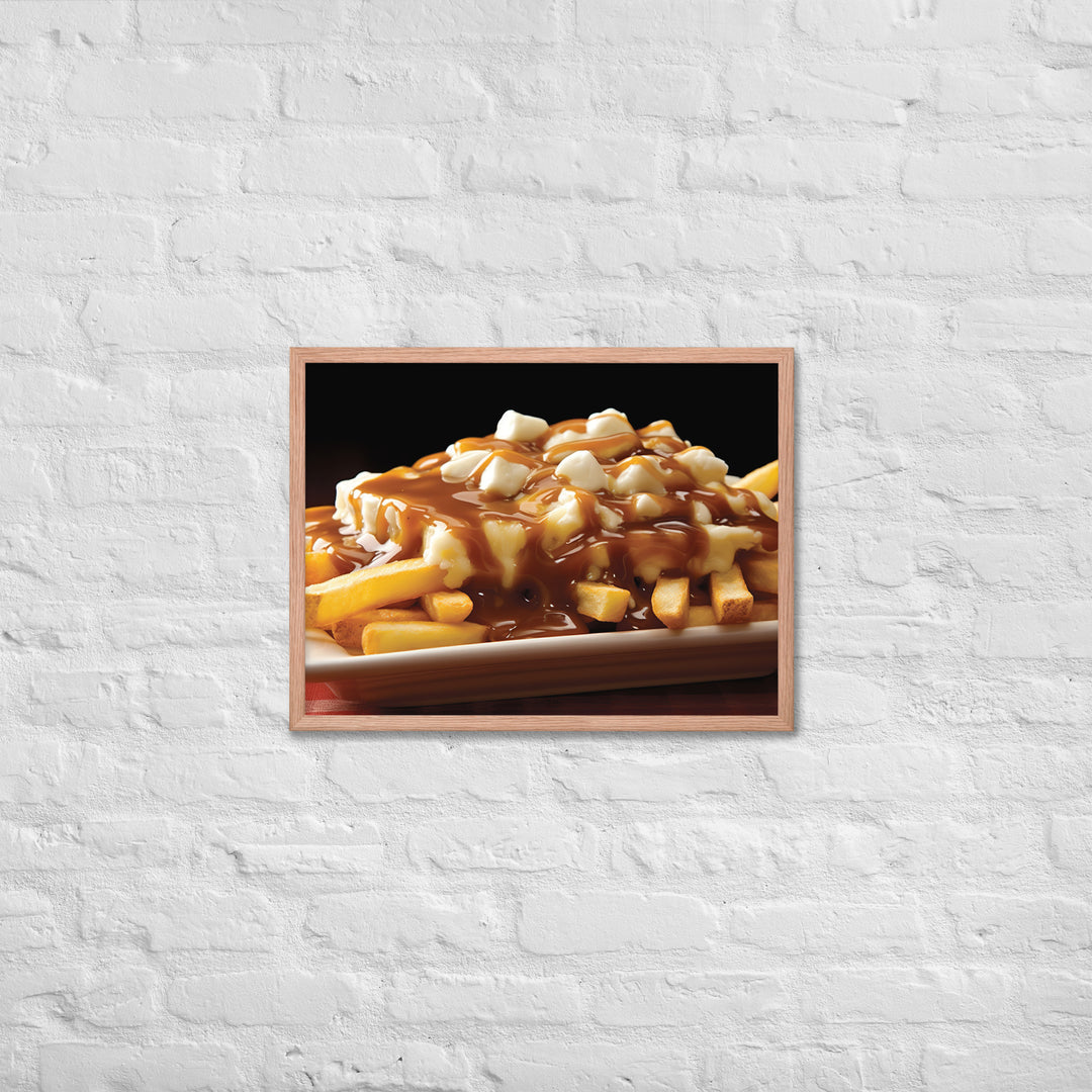 Poutine Framed poster 🤤 from Yumify.AI