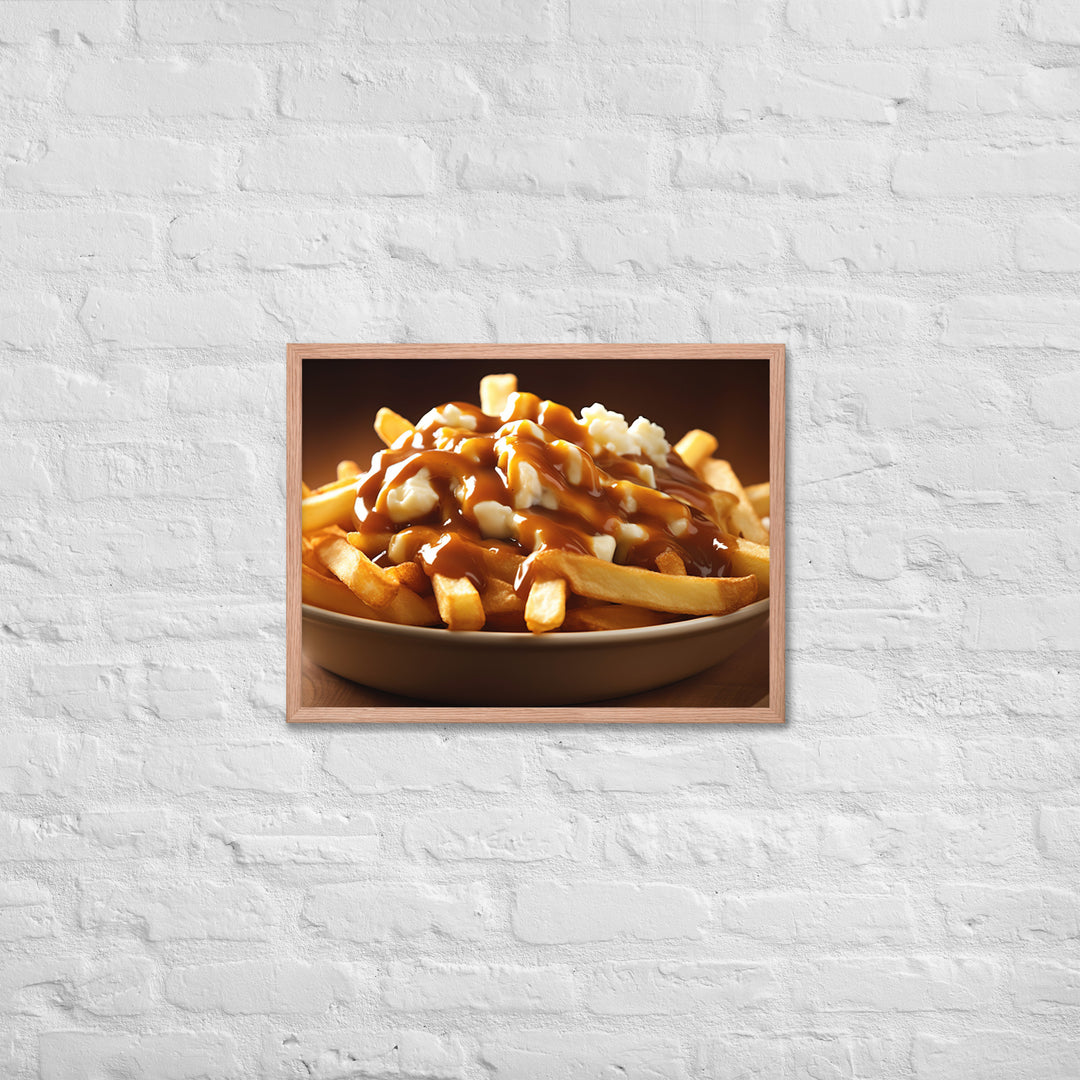 Poutine Framed poster 🤤 from Yumify.AI