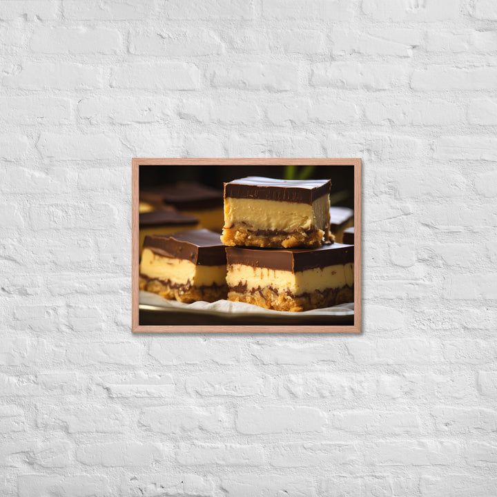 Nanaimo Bars Framed poster 🤤 from Yumify.AI