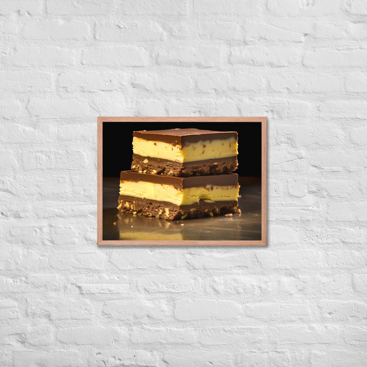 Nanaimo Bars Framed poster 🤤 from Yumify.AI