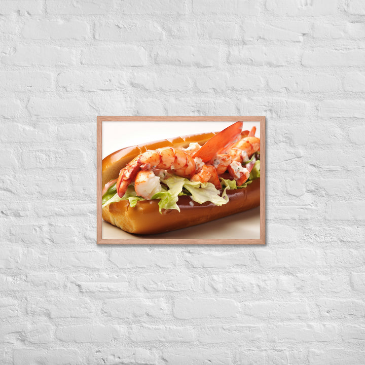 Lobster Roll Framed poster 🤤 from Yumify.AI