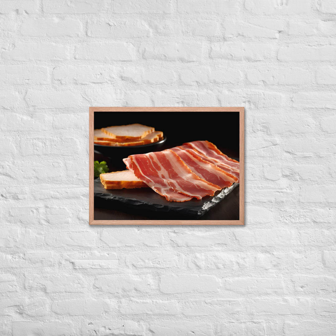 Canadian Bacon Framed poster 🤤 from Yumify.AI