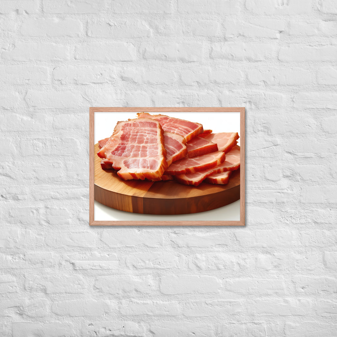 Canadian Bacon Framed poster 🤤 from Yumify.AI