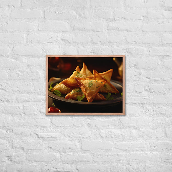 Samosa Framed poster 🤤 from Yumify.AI