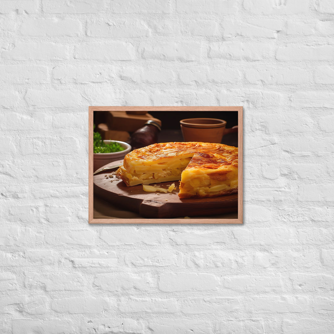 Tortilla Espaola Framed poster 🤤 from Yumify.AI