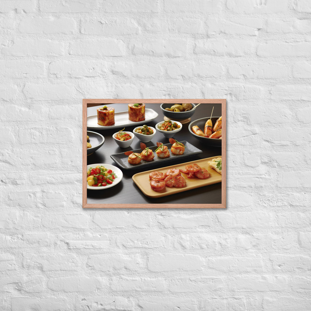 Tapas Framed poster 🤤 from Yumify.AI