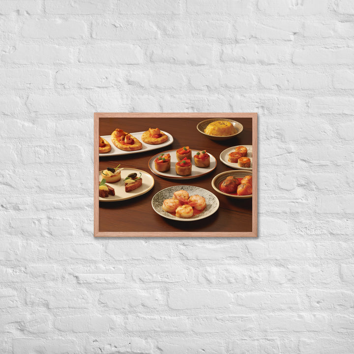 Tapas Framed poster 🤤 from Yumify.AI