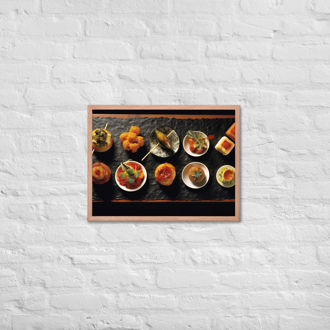 Tapas Framed poster 🤤 from Yumify.AI