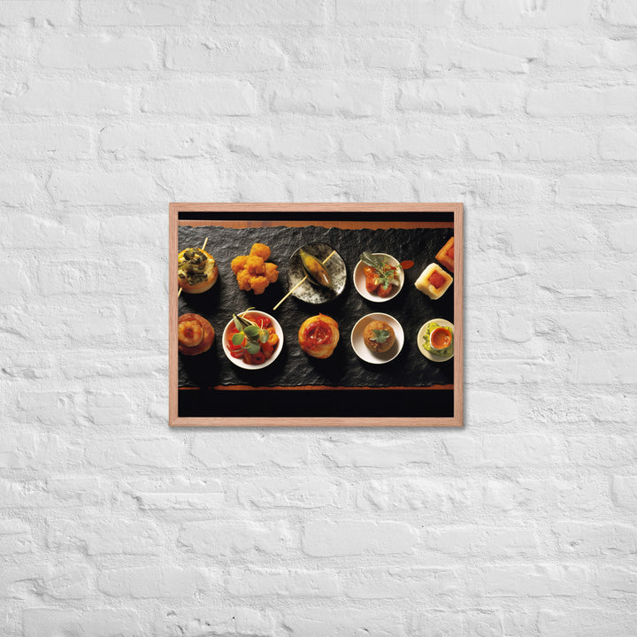 Tapas Framed poster 🤤 from Yumify.AI