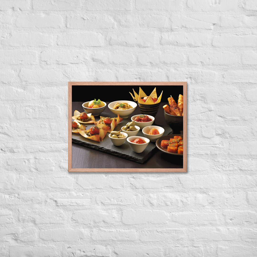 Tapas Framed poster 🤤 from Yumify.AI