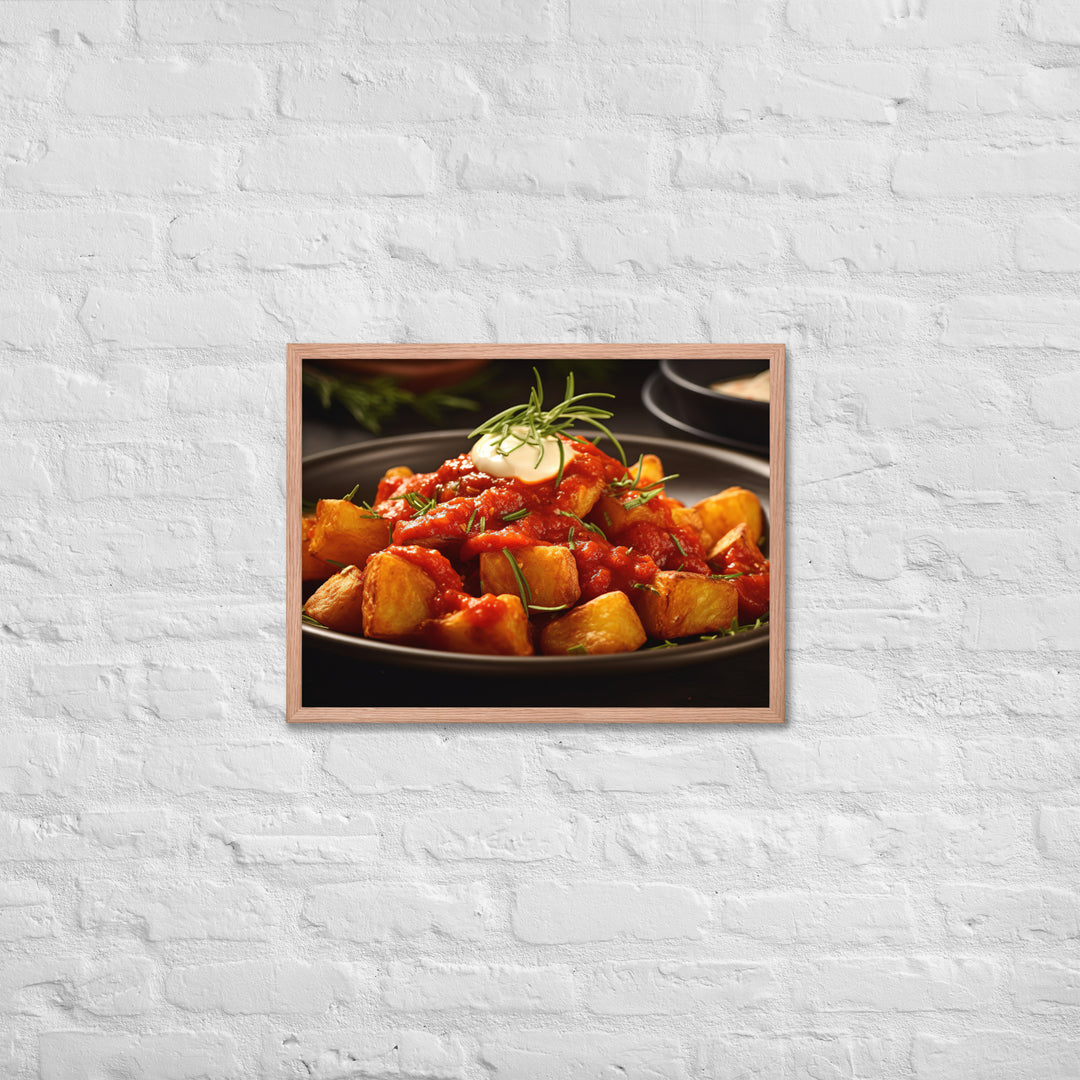 Patatas Bravas Framed poster 🤤 from Yumify.AI