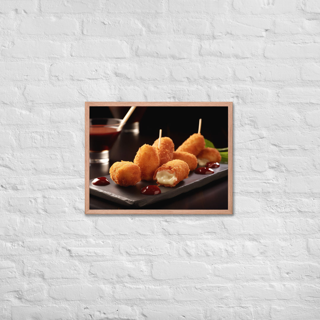 Jamn Serrano Croquettes Framed poster 🤤 from Yumify.AI