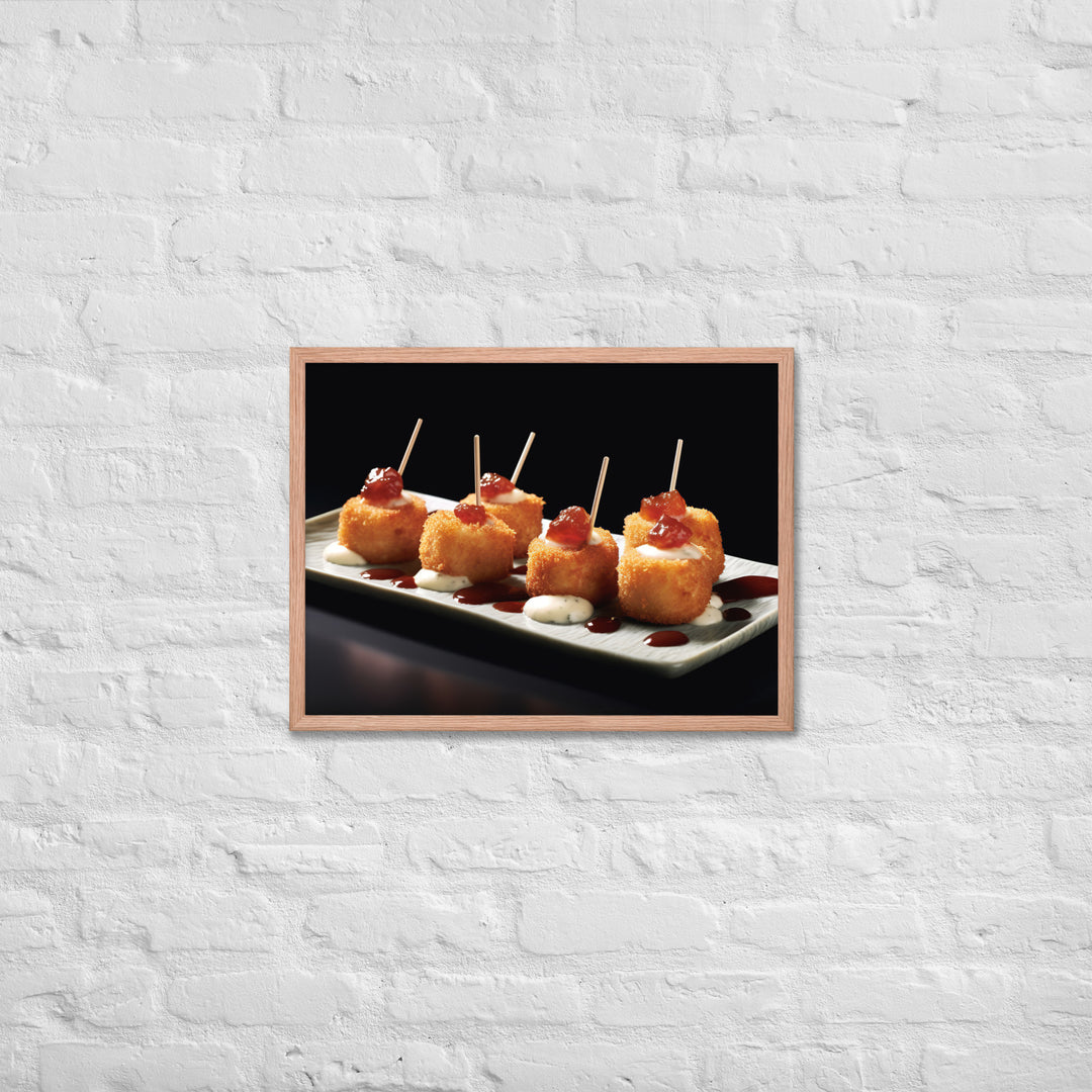 Jamn Serrano Croquettes Framed poster 🤤 from Yumify.AI