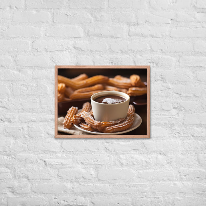 Churros Framed poster 🤤 from Yumify.AI