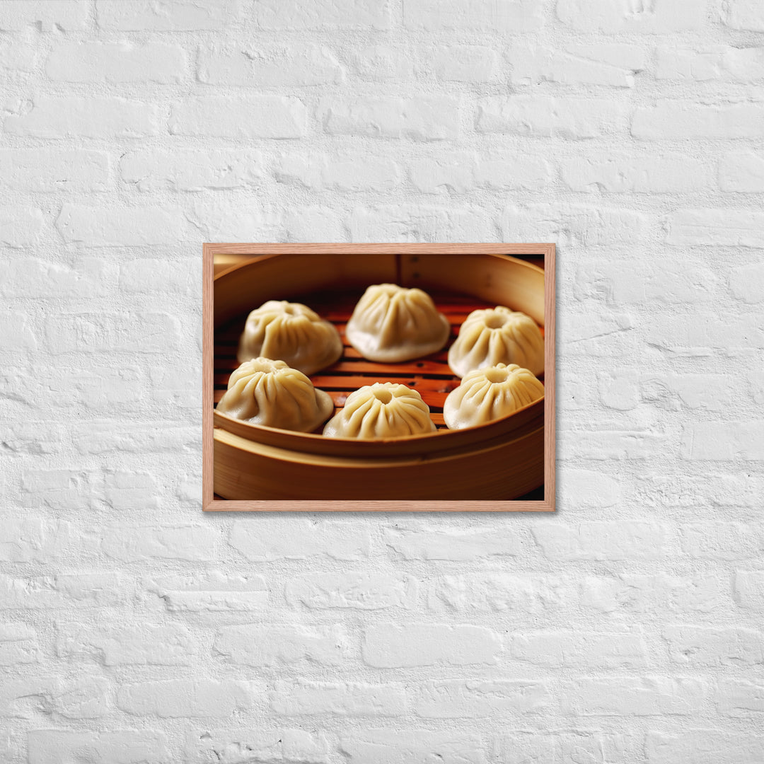 Xiaolongbao Framed poster 🤤 from Yumify.AI