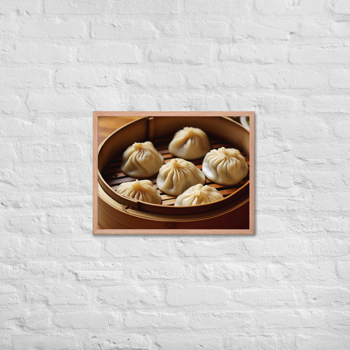 Xiaolongbao Framed poster 🤤 from Yumify.AI