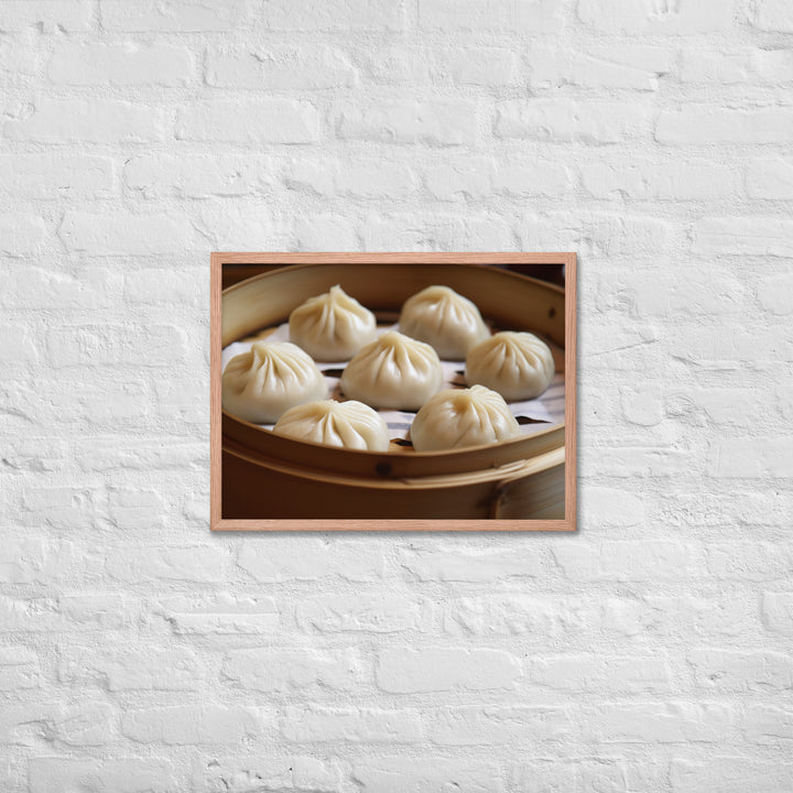 Xiaolongbao Framed poster 🤤 from Yumify.AI