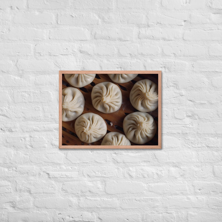 Xiaolongbao Framed poster 🤤 from Yumify.AI