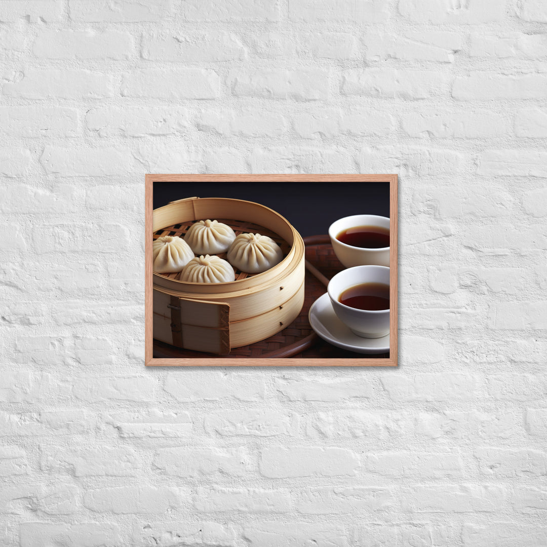 Xiaolongbao Framed poster 🤤 from Yumify.AI