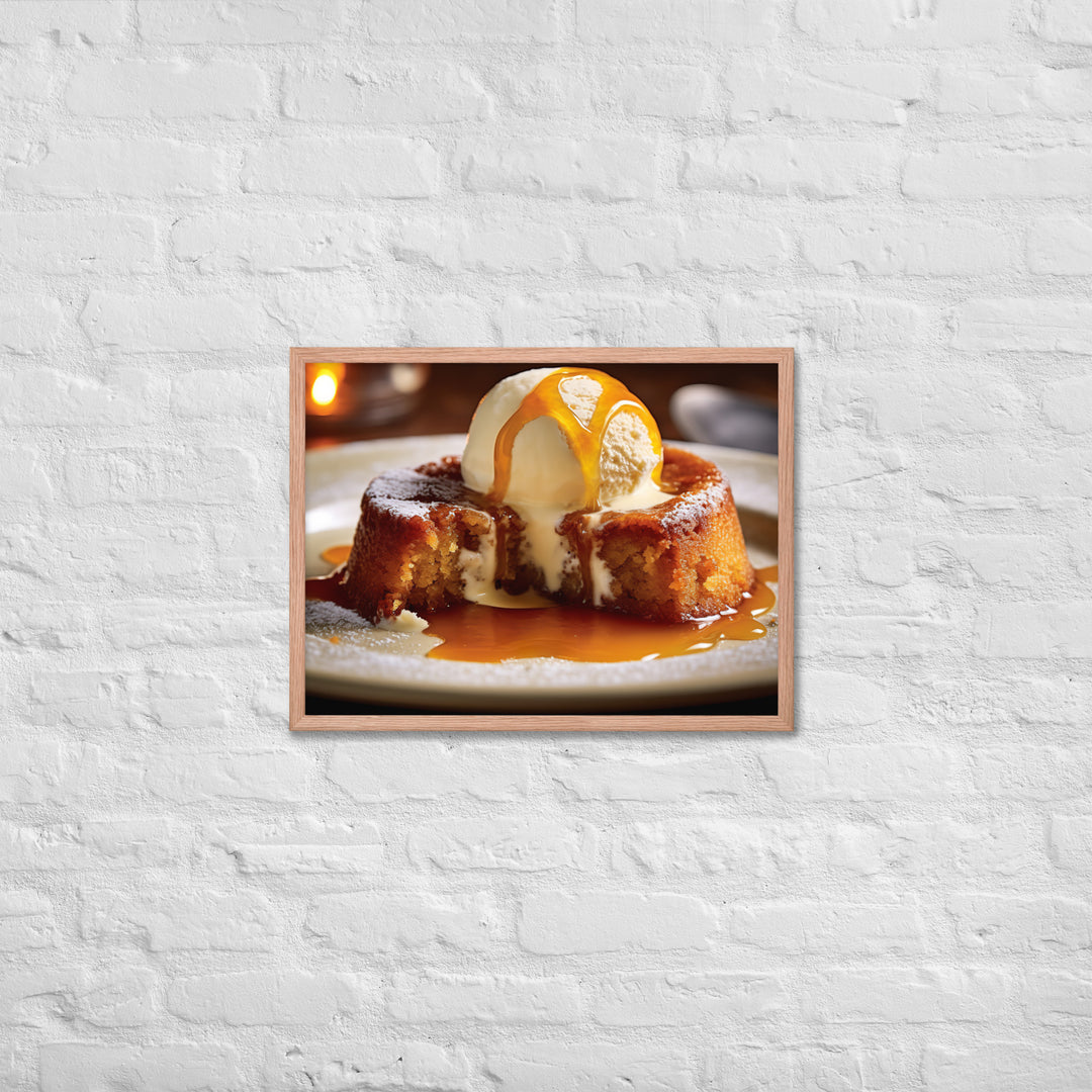 Malva Pudding Framed poster 🤤 from Yumify.AI