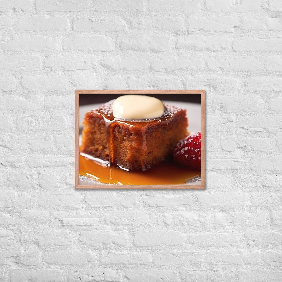 Malva Pudding Framed poster 🤤 from Yumify.AI