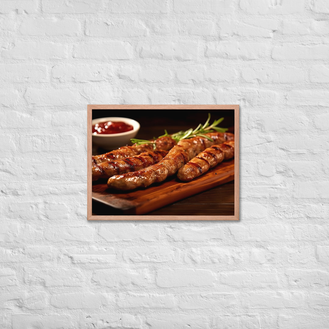 Boerewors Framed poster 🤤 from Yumify.AI