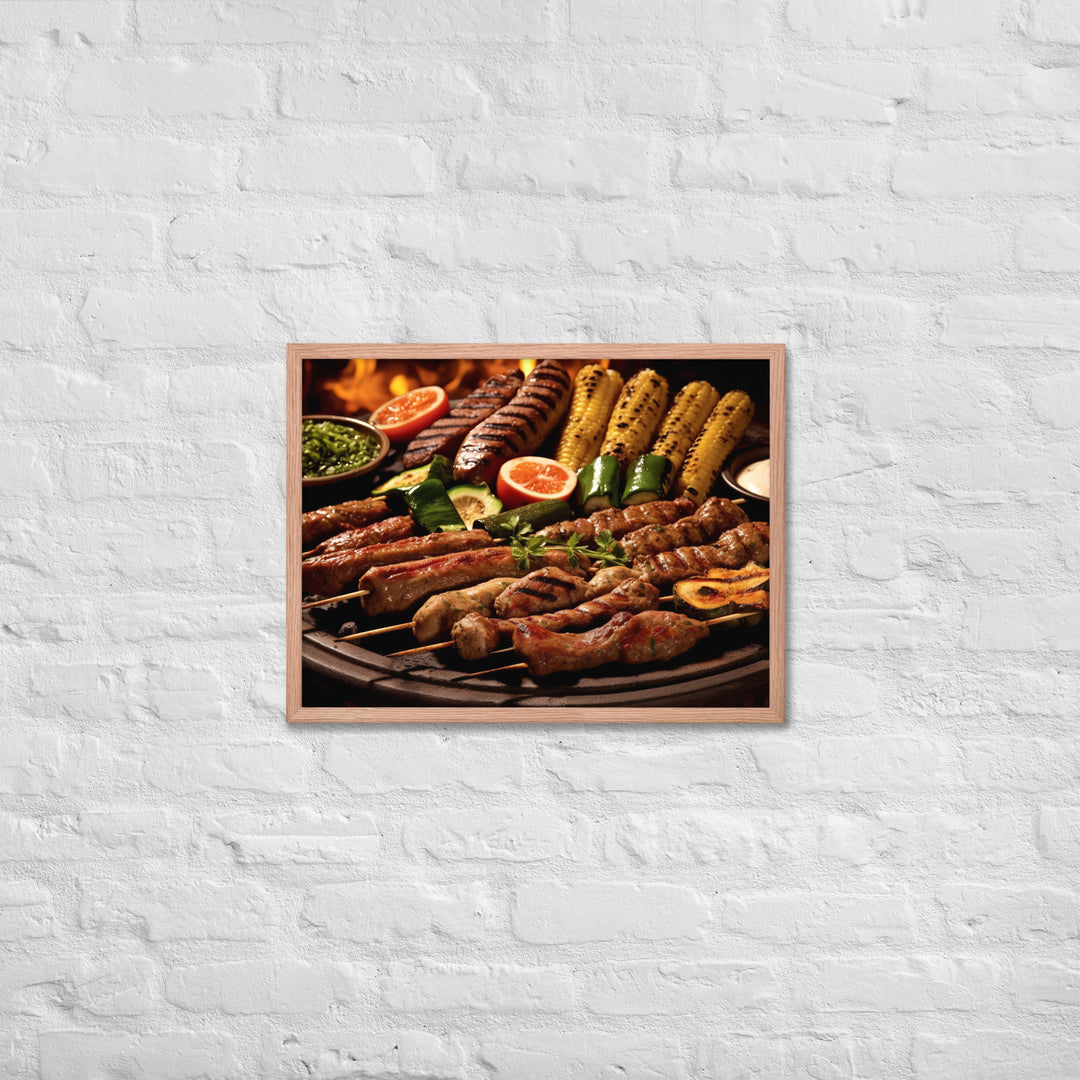 Braai Framed poster 🤤 from Yumify.AI