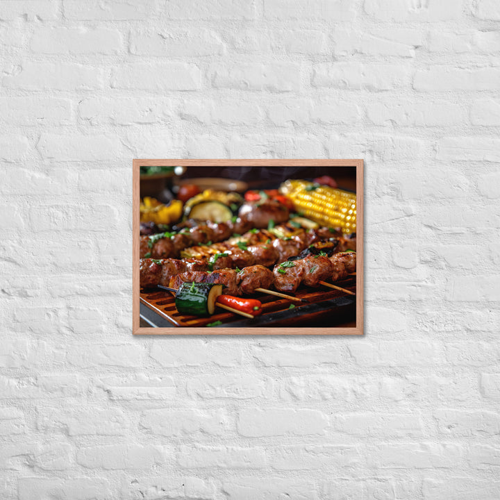 Braai Framed poster 🤤 from Yumify.AI