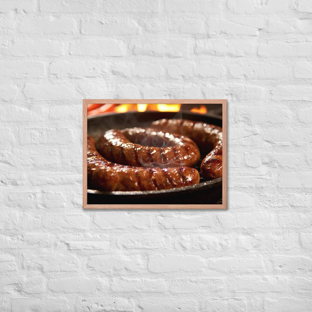 Boerewors Framed poster 🤤 from Yumify.AI