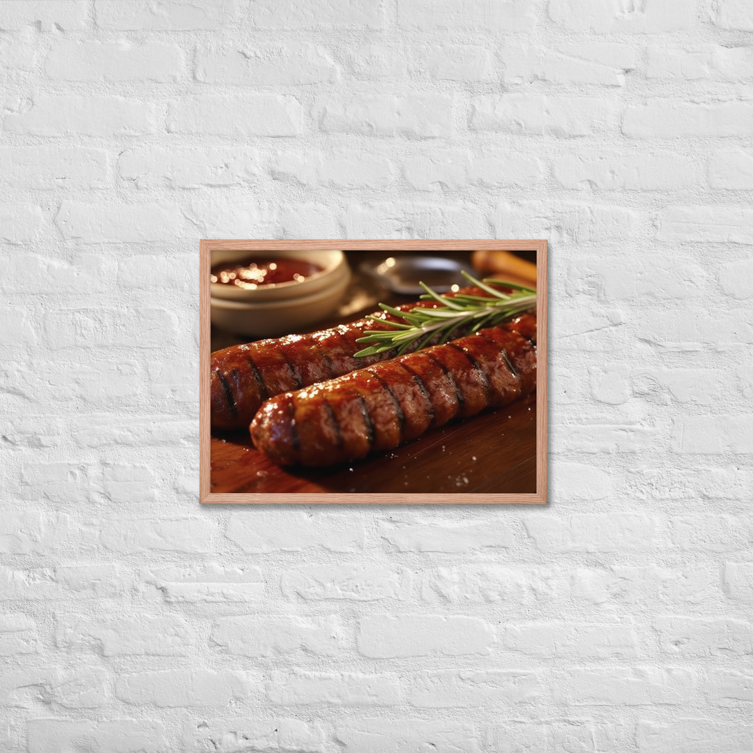 Boerewors Framed poster 🤤 from Yumify.AI