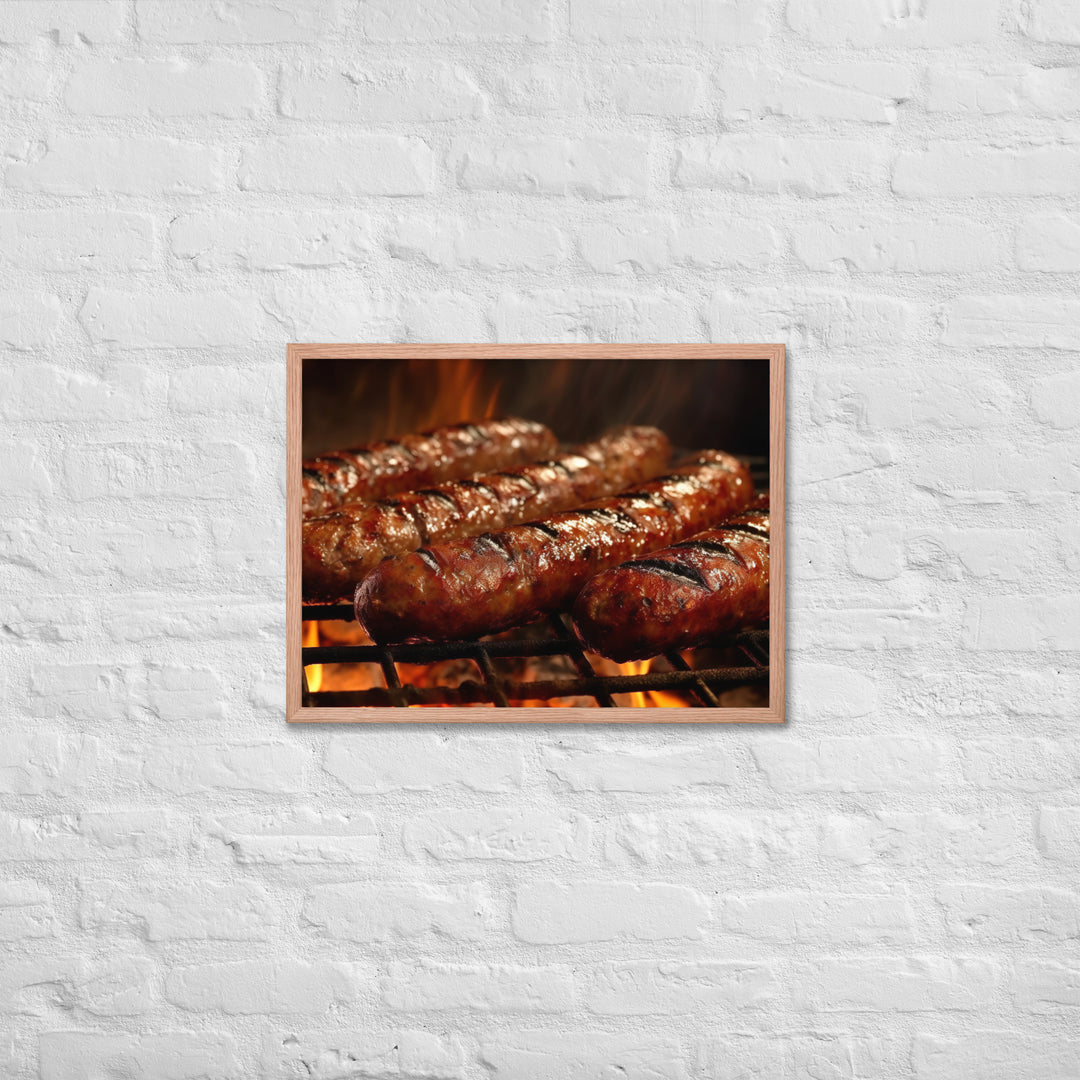 Boerewors Framed poster 🤤 from Yumify.AI