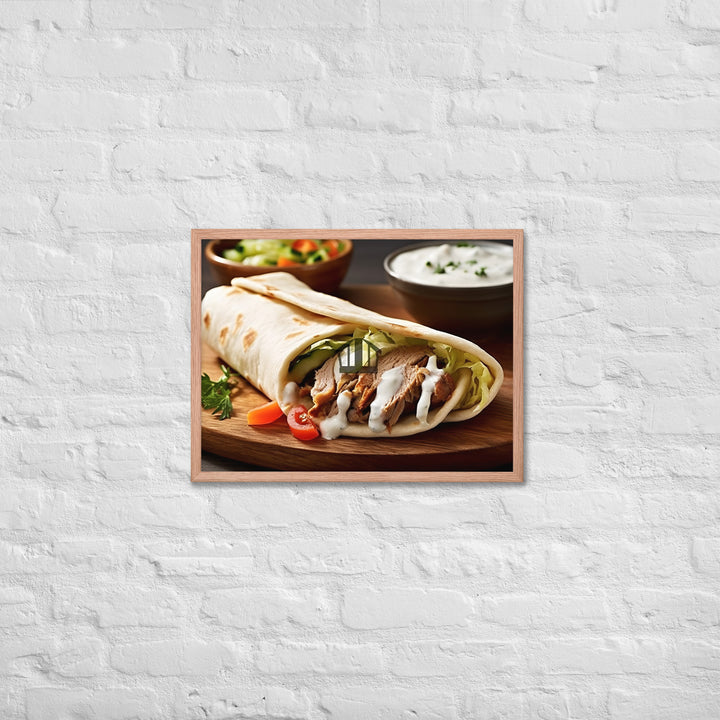 Shawarma Framed poster 🤤 from Yumify.AI