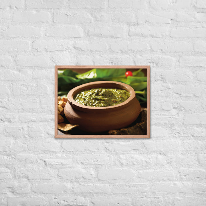 Molokhia Framed poster 🤤 from Yumify.AI