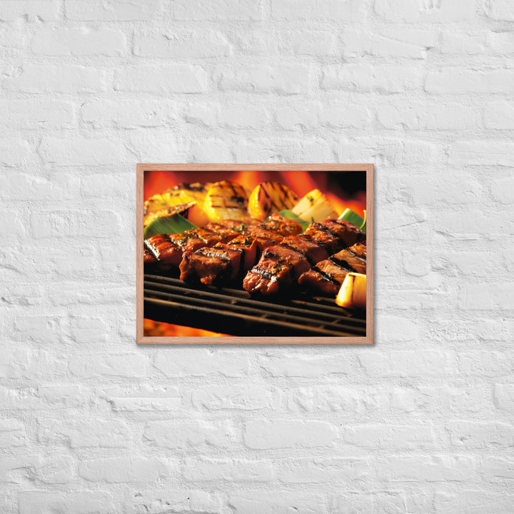 Fijian style BBQ Framed poster 🤤 from Yumify.AI