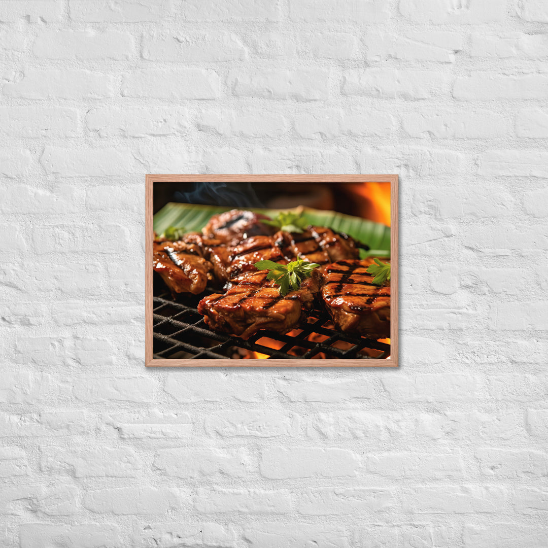 Fijian style BBQ Framed poster 🤤 from Yumify.AI