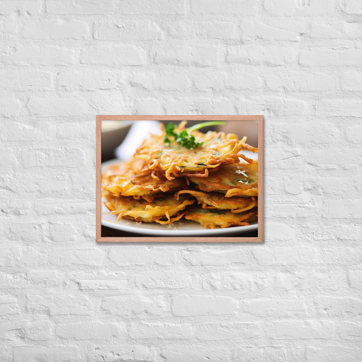 Whitebait Fritters Framed poster 🤤 from Yumify.AI