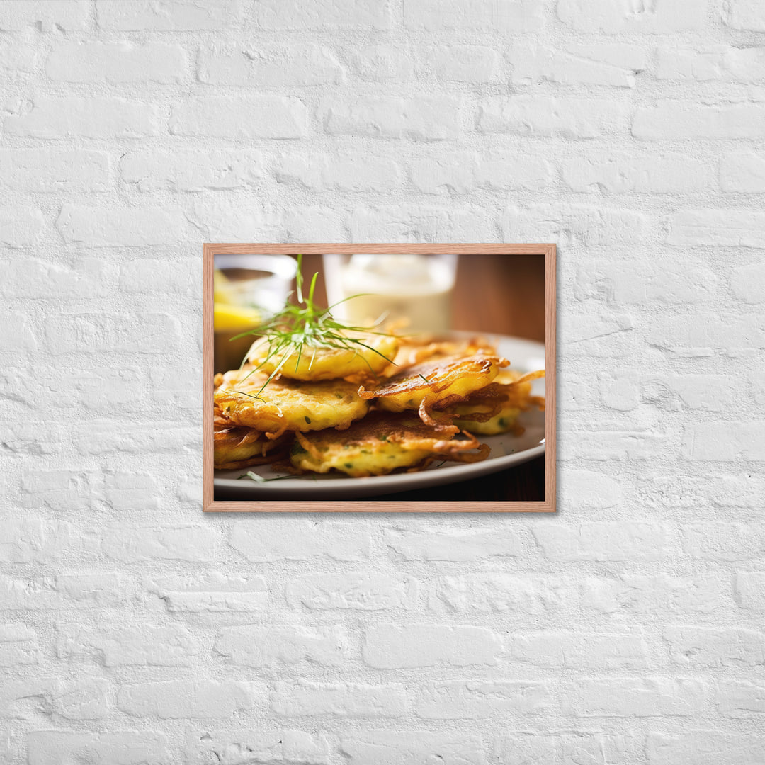 Whitebait Fritters Framed poster 🤤 from Yumify.AI