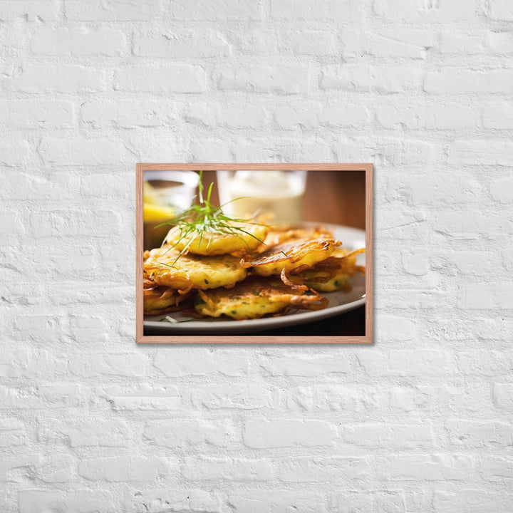 Whitebait Fritters Framed poster 🤤 from Yumify.AI