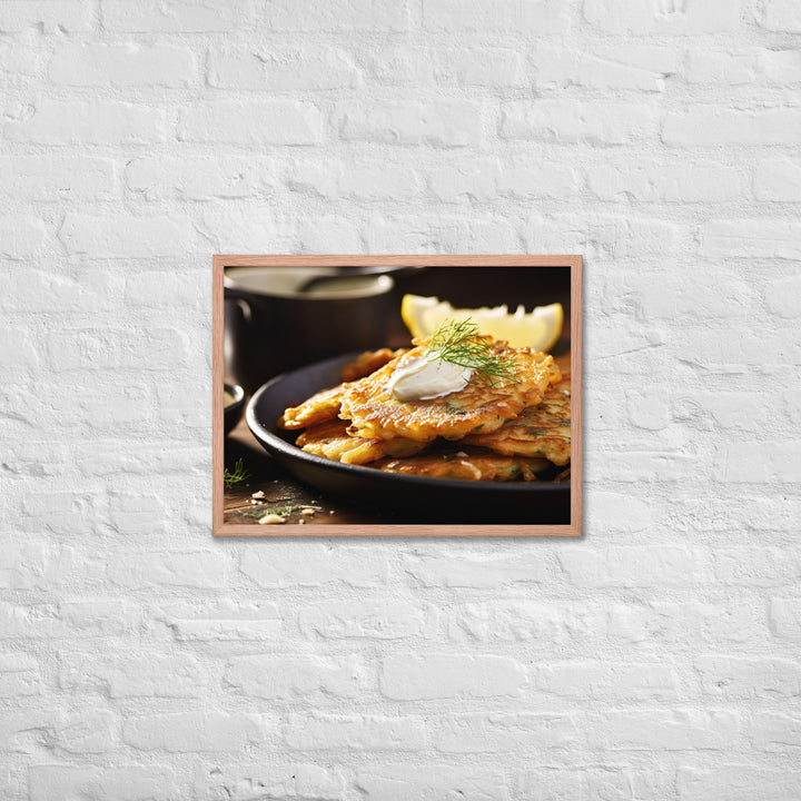 Whitebait Fritters Framed poster 🤤 from Yumify.AI