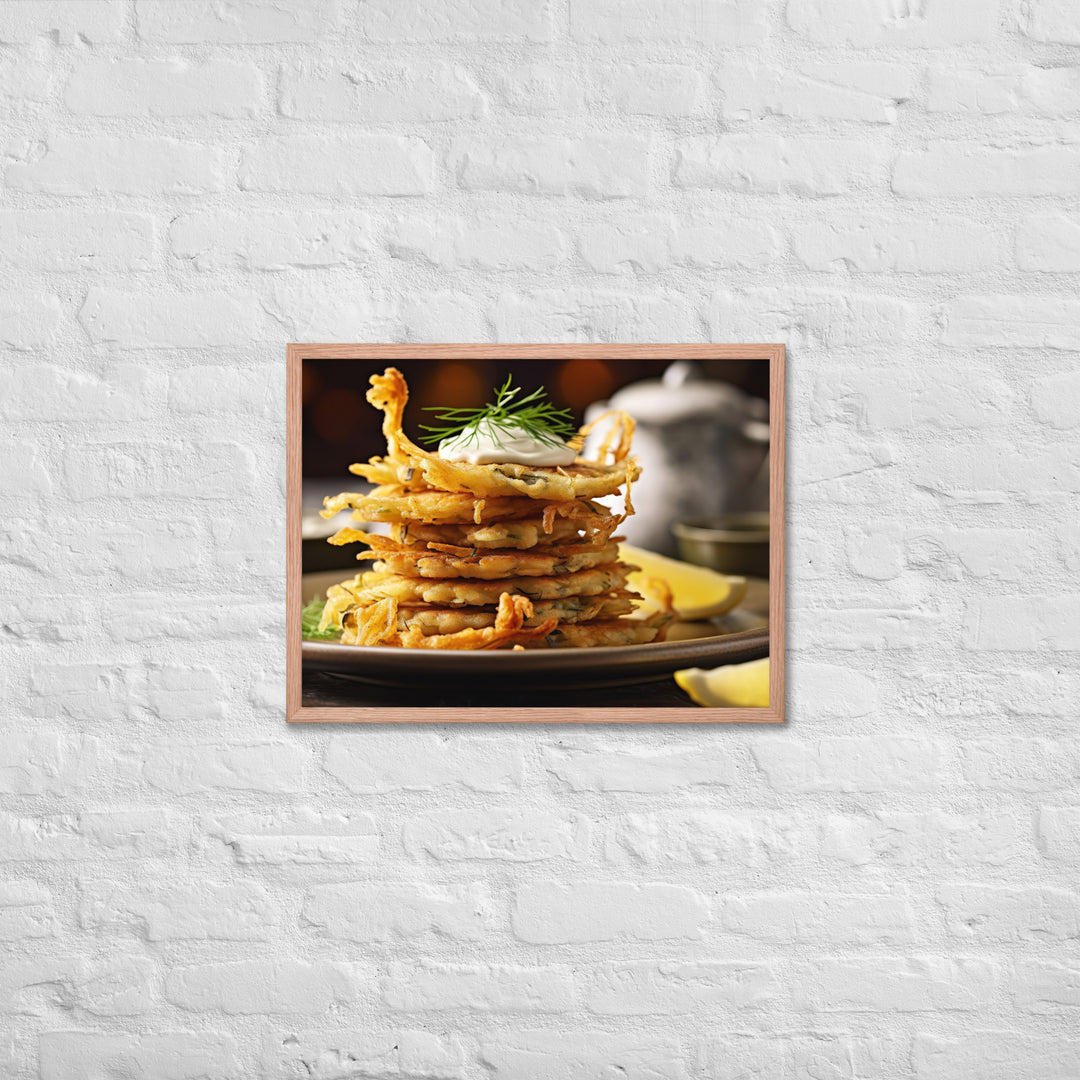 Whitebait Fritters Framed poster 🤤 from Yumify.AI