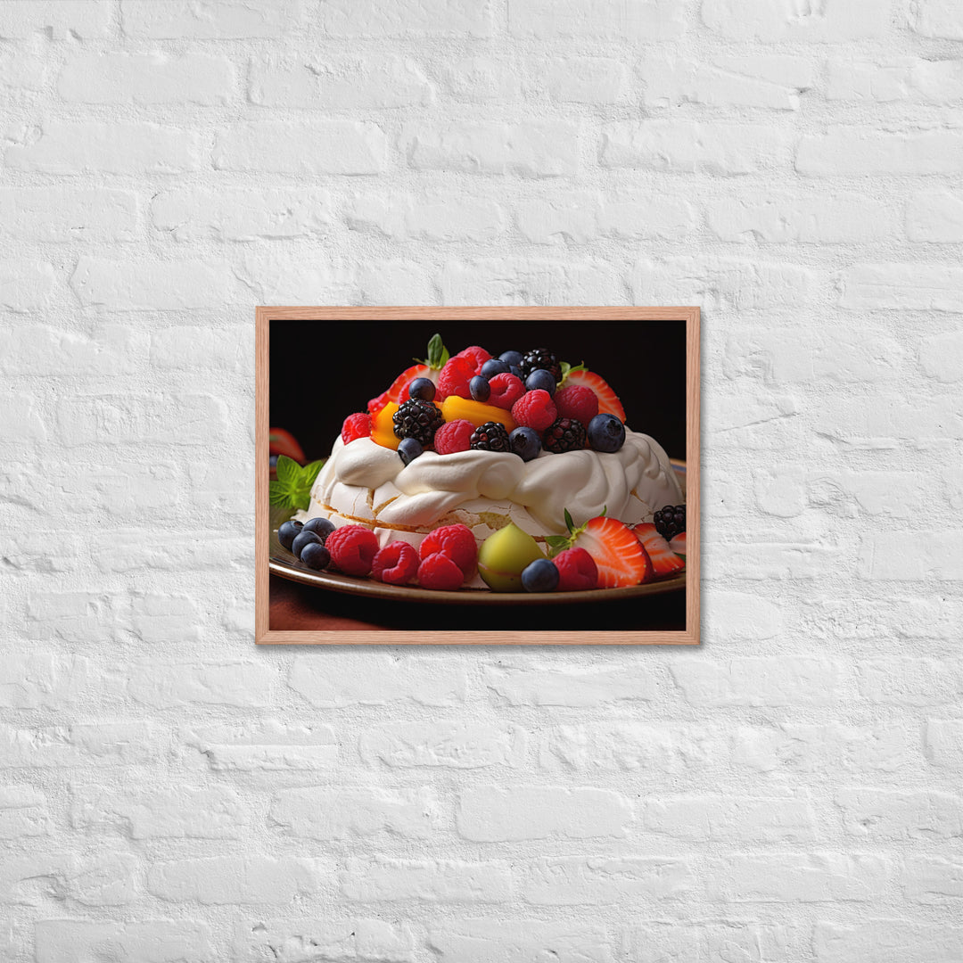 Pavlova Framed poster 🤤 from Yumify.AI