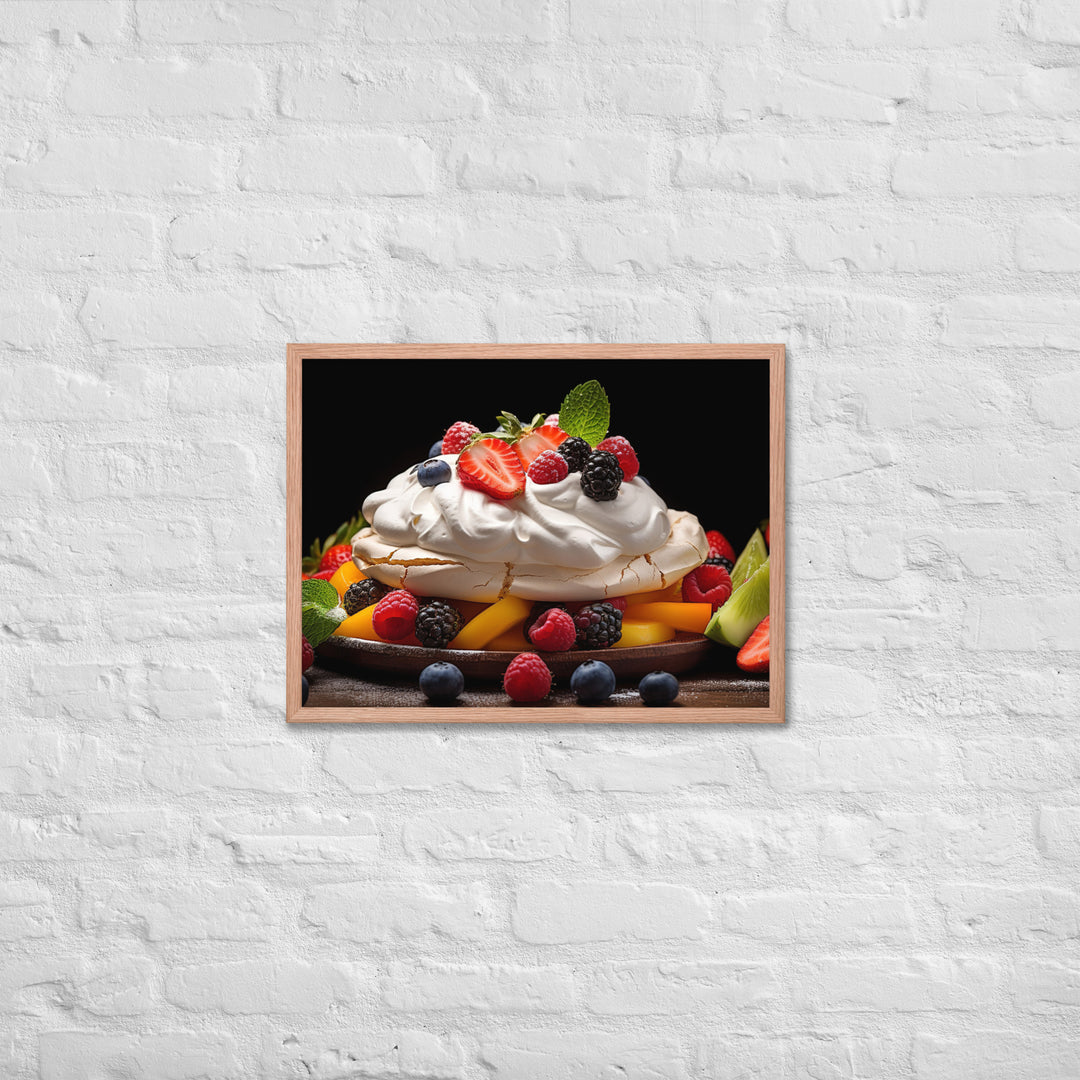 Pavlova Framed poster 🤤 from Yumify.AI