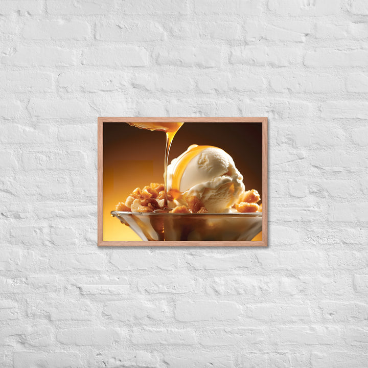 Hokey Pokey Ice Cream Framed poster 🤤 from Yumify.AI