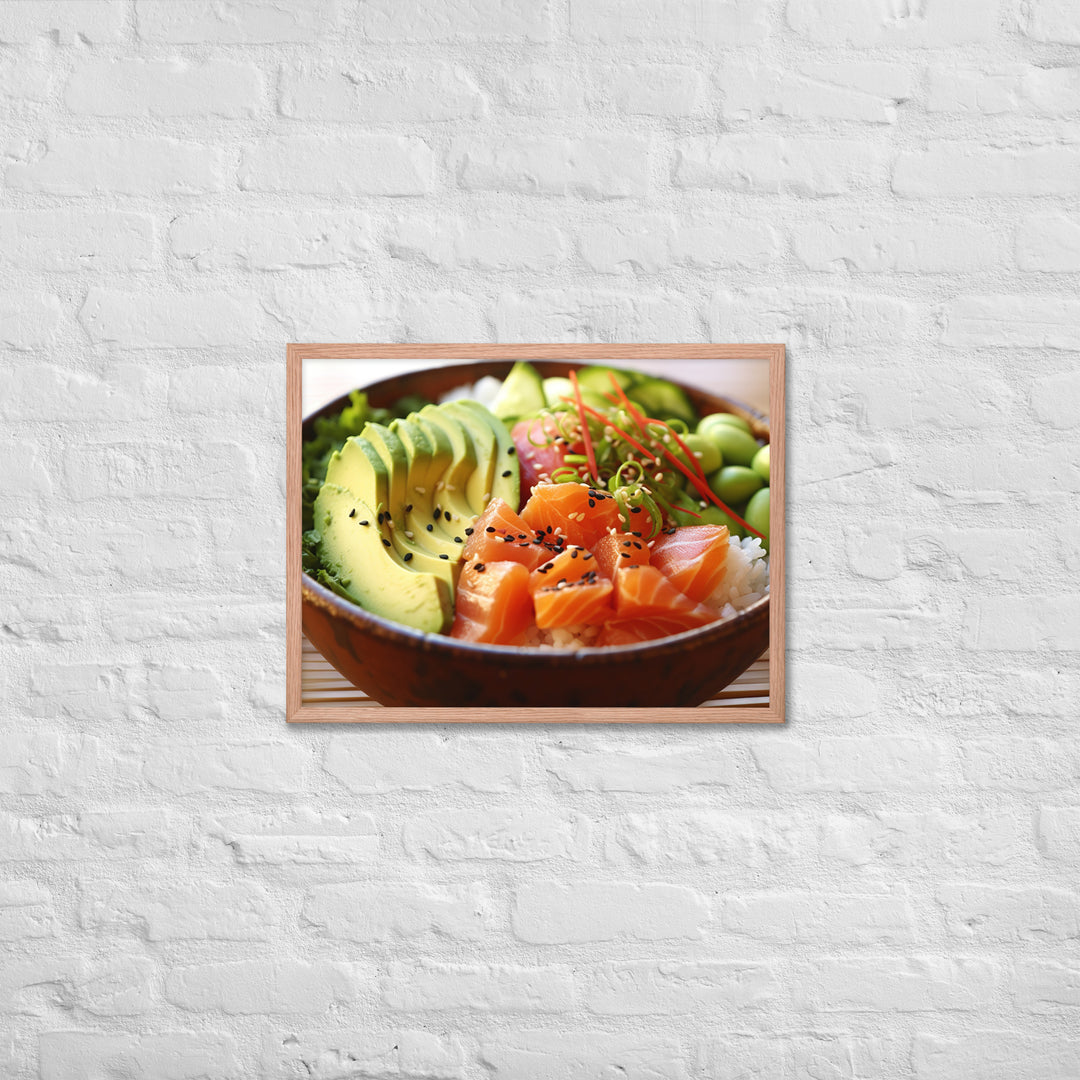 Poke Bowl Framed poster 🤤 from Yumify.AI