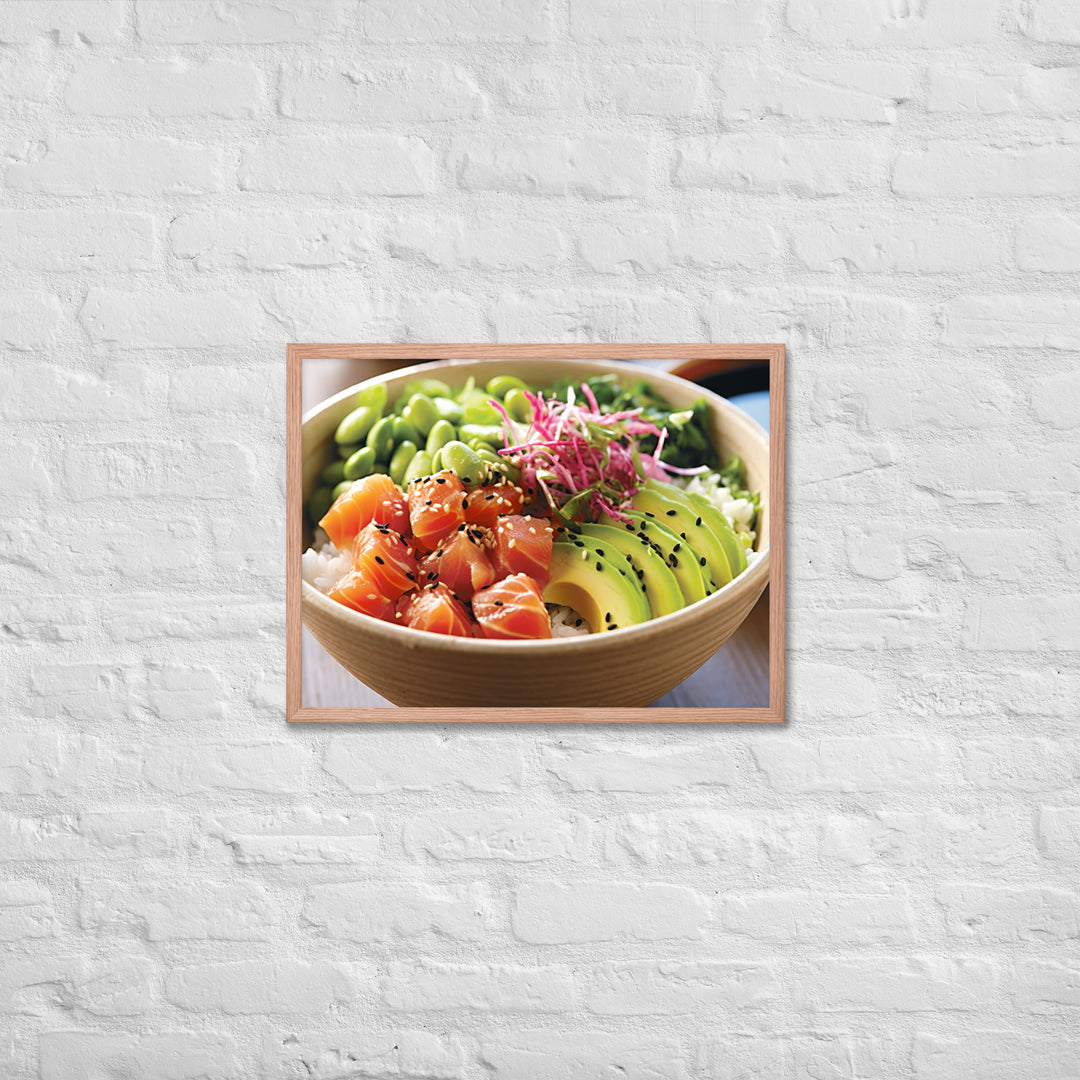 Poke Bowl Framed poster 🤤 from Yumify.AI