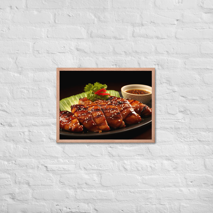 Huli Huli Chicken Framed poster 🤤 from Yumify.AI