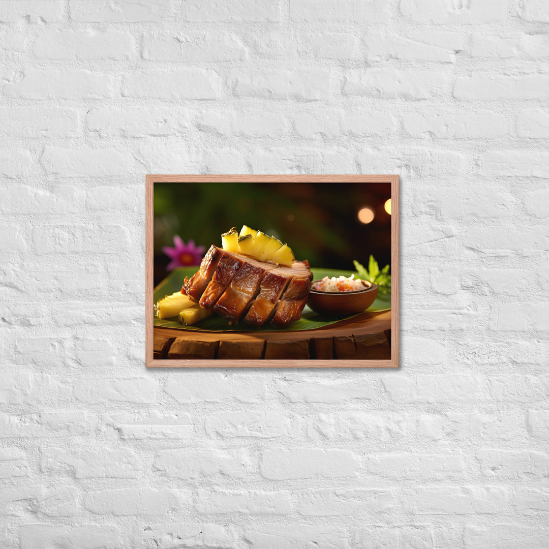 Kalua Pork Framed poster 🤤 from Yumify.AI