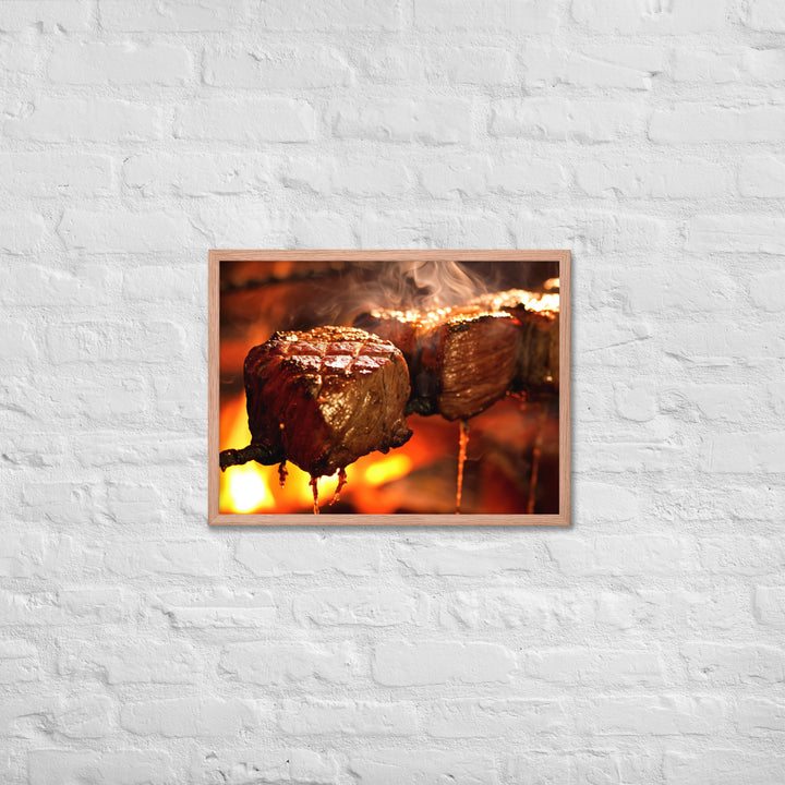 Churrasco Framed poster 🤤 from Yumify.AI