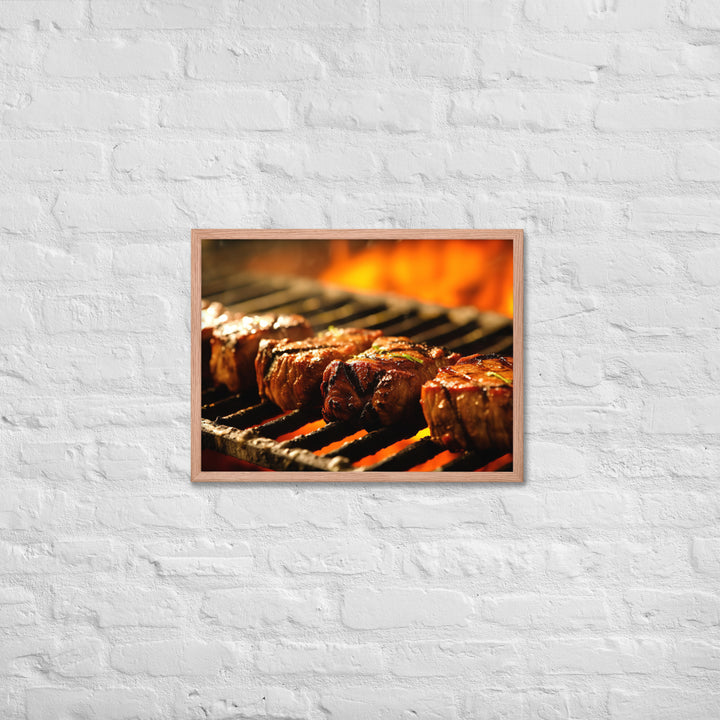 Churrasco Framed poster 🤤 from Yumify.AI